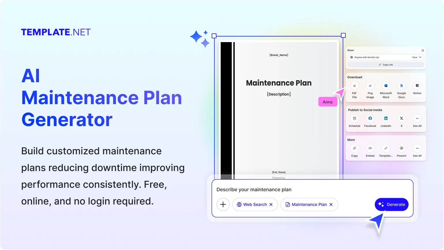 Free AI Maintenance Plan Generator, AI Maintenance Plans Maker Online [ No Signup ]